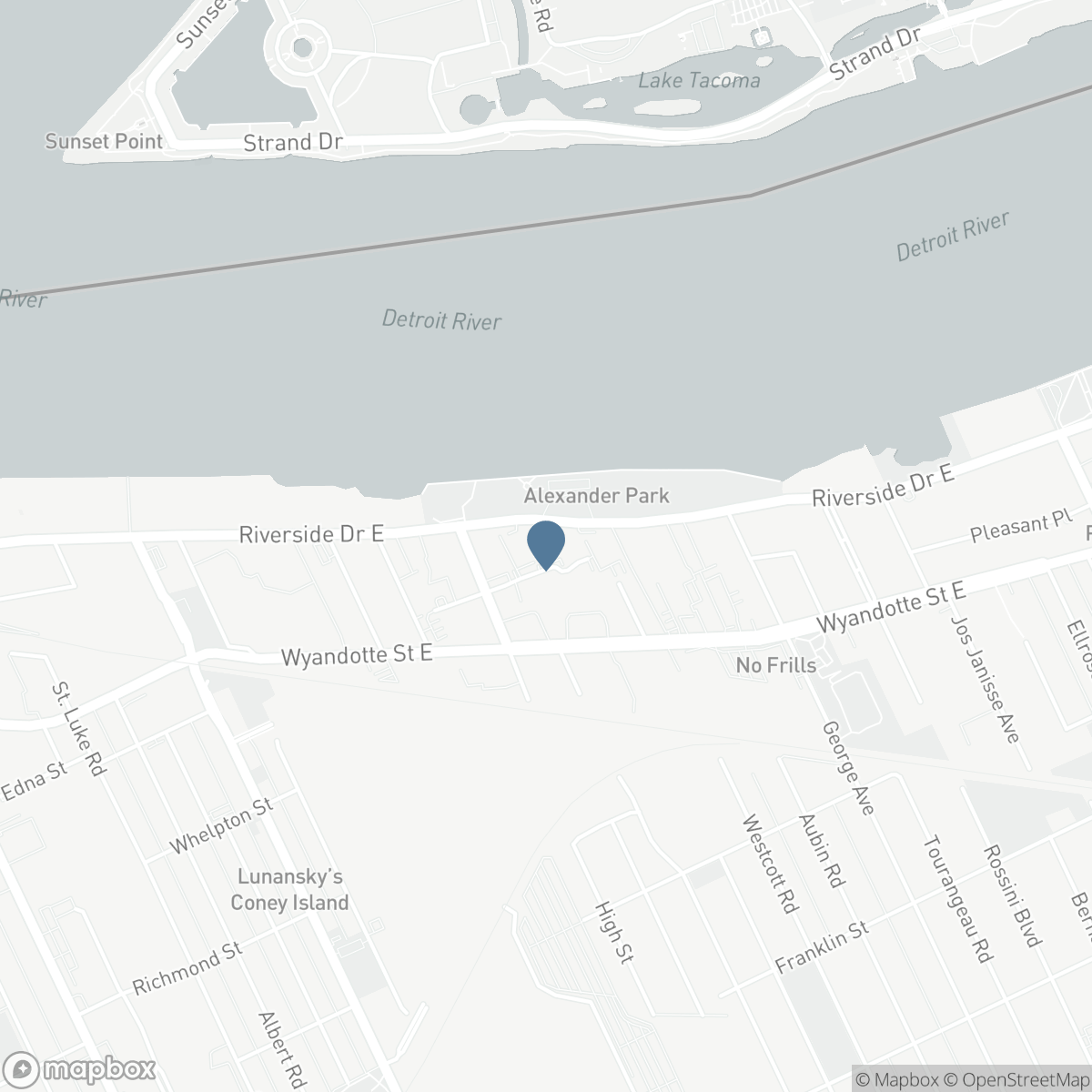 3663 Riverside DRIVE East Unit# 702, Windsor, Ontario N8Y 4V3